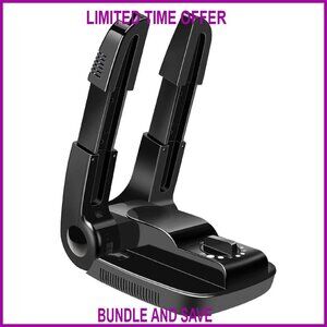 Portable Electric Boot Dryer Warmer with Adjustable Rack for Shoes Gloves